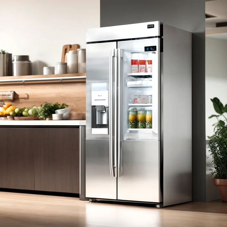 Schnittansicht des AI Kühlschranks